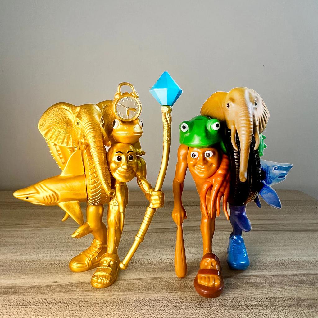 LEUK Tung Tung Tung Sahur Tralalero Tralala Italiaans Hersenkronkel Monster Fusie Editie Anime Actiefiguur Cartoon Sierobject Speelgoed Cadeau