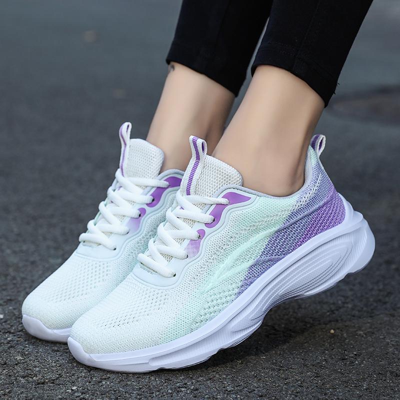 Fashion Women's Sneakers Comfortable Lightweight Soft Non-slip Flat Casual Sports Shoes Outdoor Running Shoes Women's Sneaker
