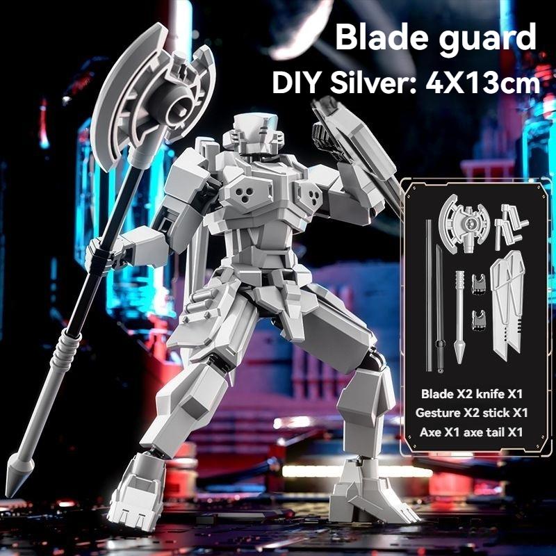 

Multiple Styling Blade Warrior Robot Model Lucky Figure Kids Toys Gift Multi Jointed Movable Action Figuras Diy Assemble Toys