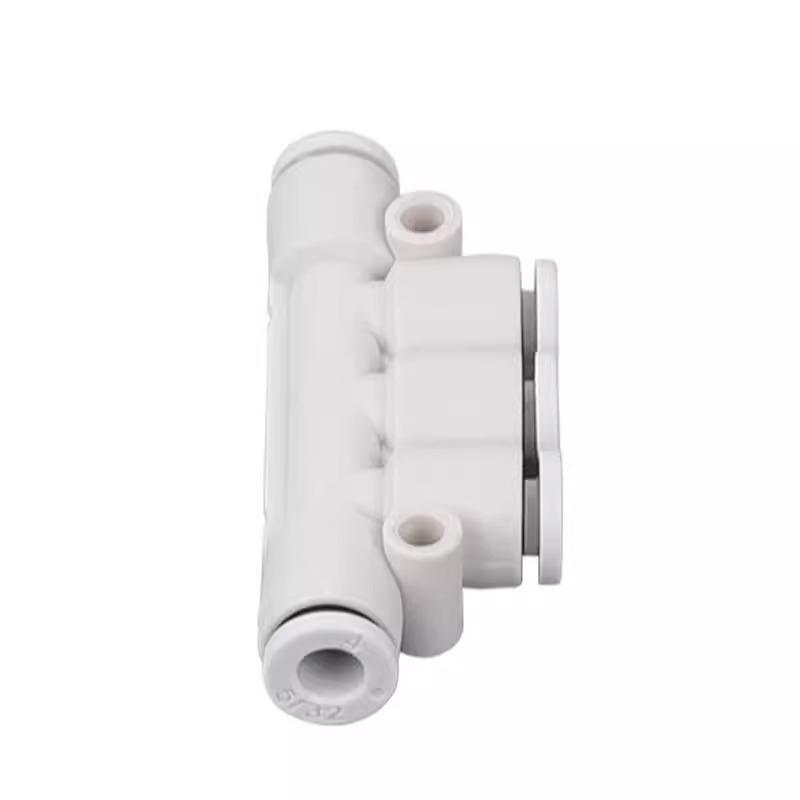 Pneumatic Quick Connector: Mini T-Type Reducing 5-Way Push-to-Connect PKG4-3 6-4