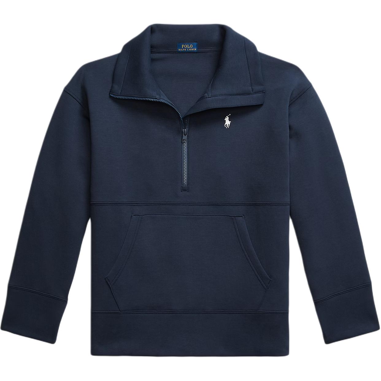

Polo Ralph Lauren Худи с капюшоном и полумолнией с двойным слоем, вязаное, женское, 211A89508-002 M