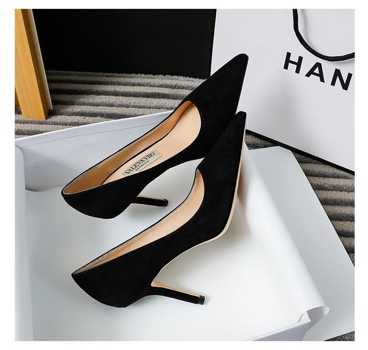 Elegant Pointed-Toe Nude High Heels for Women - 2025 Spring & Autumn Collection