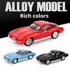 1:32 Corvette Vintage Classic Car Four-Wheel Shock Absorption Simulation Alloy Car Model Vehicle Collectible Ornament Boys Gifts