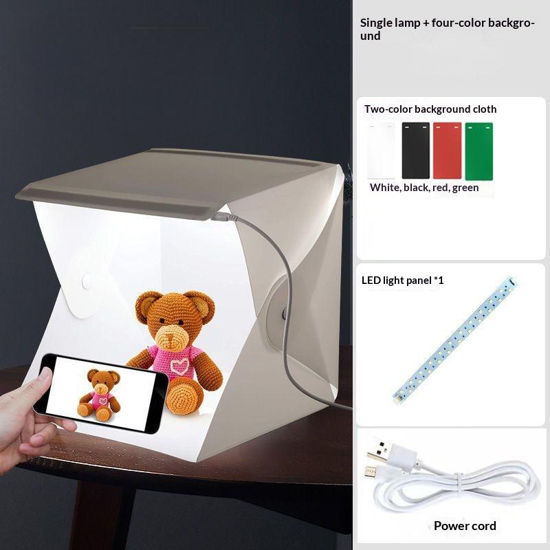Innovative Foldable LED Light Box for Convenient On-the-Go Photography