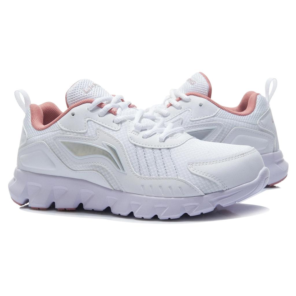 New LiNing Cushioning Anti Slip And Wear Resistant Low Top Running Shoes Women's White ARHR190-2