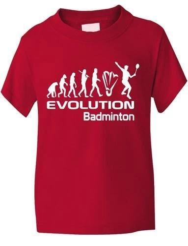 

Evolution Of Badminton Funny Boys Girls Kids T-Shirt Birthday Gift Age 1-13 XL