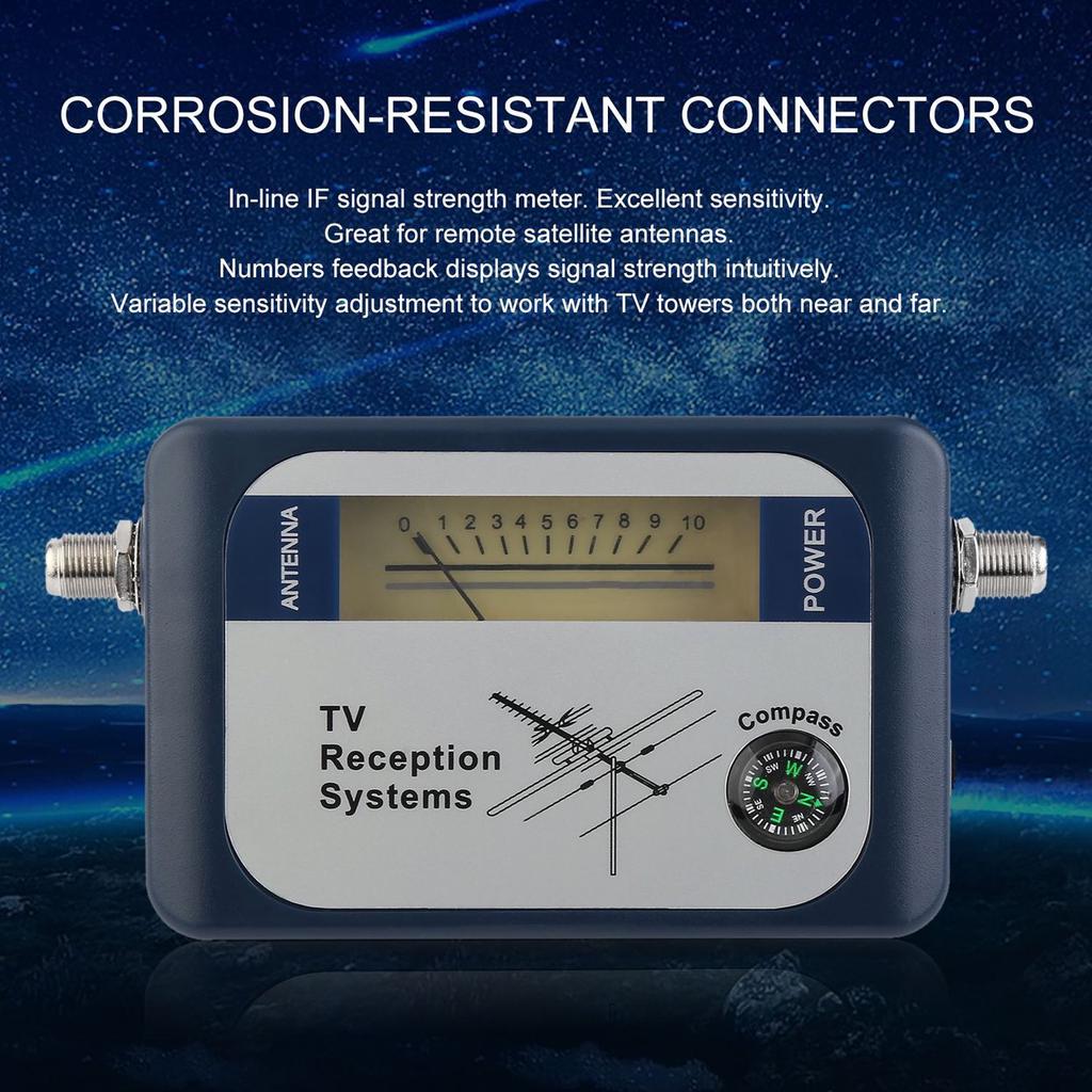 Satellite Equipment Tv Antenna Signal Strength Meter Attenuation