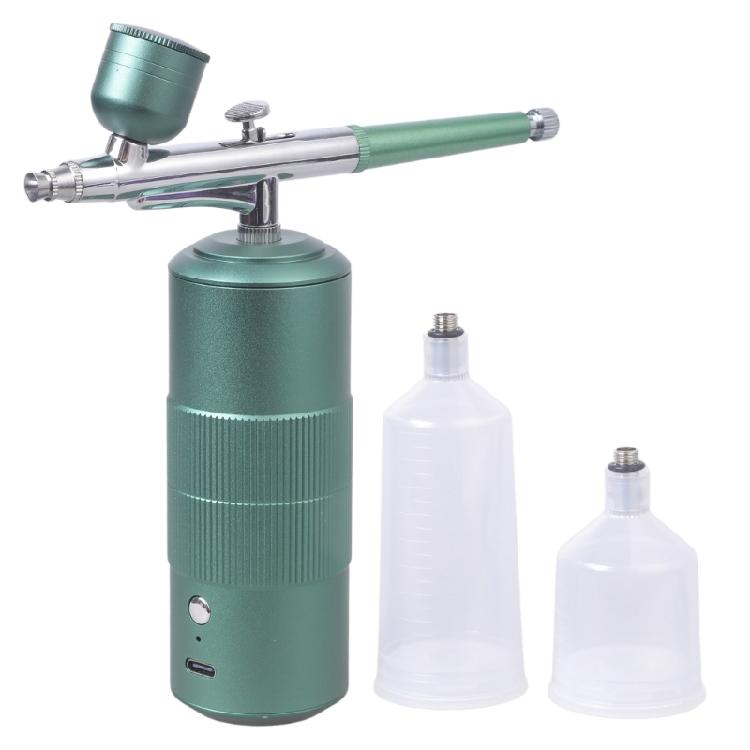 

Handheld Airbrush Spray Guns Set Portable Wireless Airbrush Rechargeable зелений