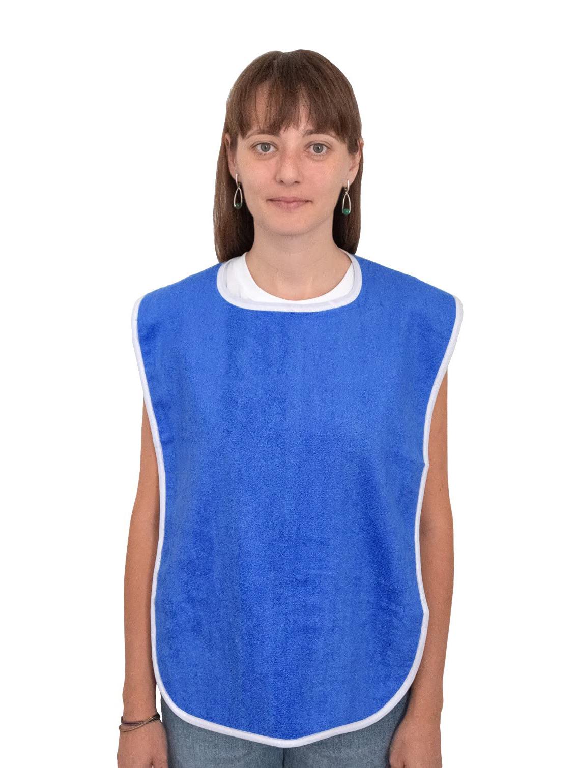 

Anti-Stain Adult Bib for Elderly - Wipeable Mouthwash Towel