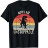 Catch Some Rays Vintage Retro Now I Am Unstoppable Funny T-Rex T-Shirt