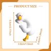 Adorable Goose Figurine, Computer Decoration, Small Statue, Easy Installation, Car Navigation
