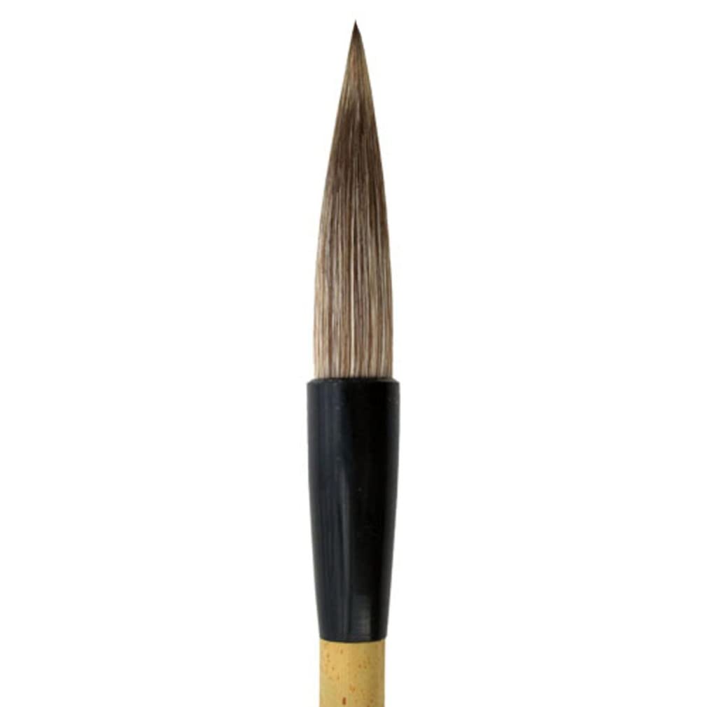 Akashiya Calligraphy Thick Hakuraku Size for Paper A060204 Brush, Brush, Chiba, 2, Half-Size (Kanji)
