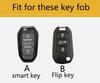 Carbon Fiber Alloy Car Remote Key Fob Case Cover For Peugeot 208 308 508 3008 5008 For Citroen C4 Picasso Ds3 Ds4 Ds5 Ds6
