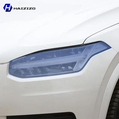 Pour Volvo XC90 2015-2025 Film protecteur de phare de voiture Autocollant protecteur en TPU Noir fumé Anti-rayures et anti-rayures Modification