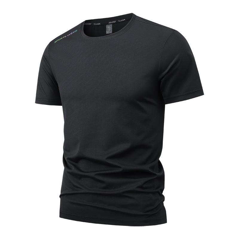 Extra Large Size Men's Short-sleeved Quick-drying T-shirt Loose Casual Plus Size Plus Size Half-sleeved T-shirt