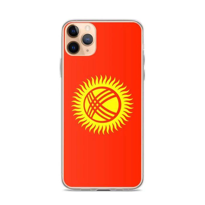 Coque Télephone Drapeau Kirghizistan - iPhone 11 Pro Max