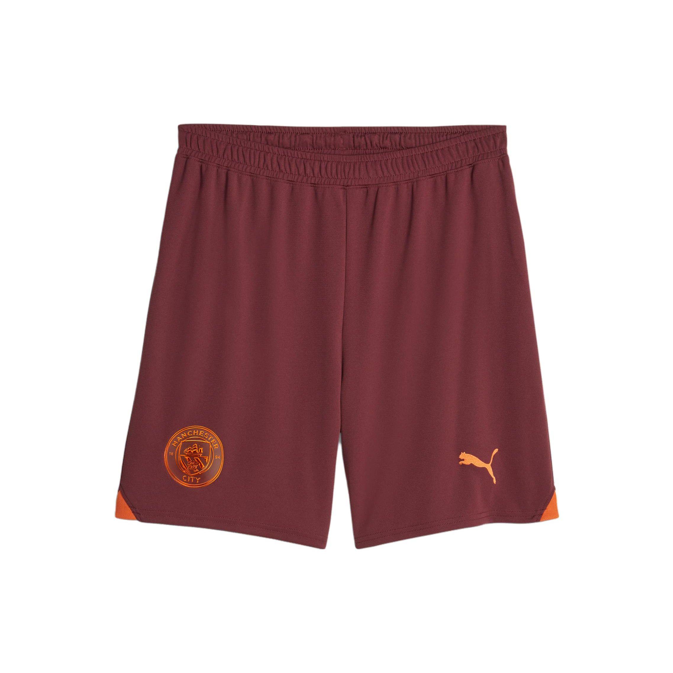 Puma Manchester City Football Shorts Logo Print Casual Straight Football Pants Men shorts Red 770482-05 M