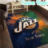 Custom Name Jazz Basketball Team  Rug, Office Rug, Chair Rug, Carpet for Living Rooms, Doormat Game Rug Home Decor Christmas Gifts