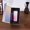 High-grade light luxury titanium-covered thermos cup female business gift box water cup gradual change color ribbon rope coffee cup