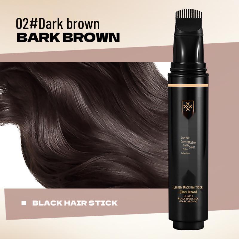 

Lilinxhi Black Hair Dye & Styling Pen - Quick Cover Touch-up Stick for White Hair