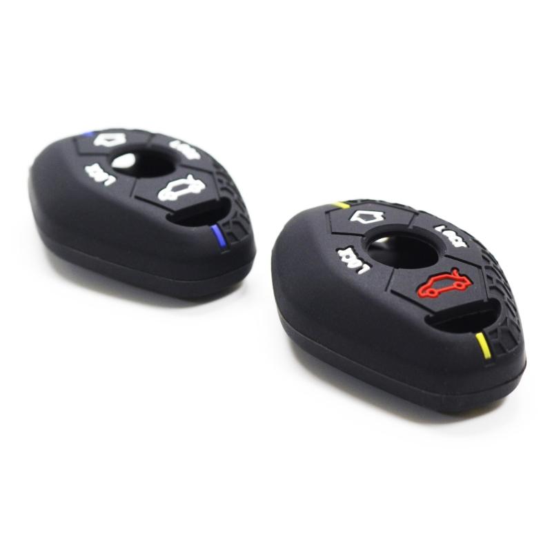 Remote Key Cover Protective Shell Full Protection Key Fob Case Scratchproof Protector Silicone Car Key Case for E46