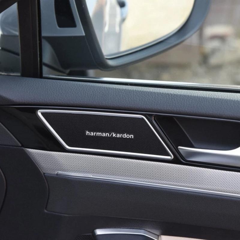 4/10/20 pièces Métal de Haute Qualité harman/kardon Haut-Parleur Hi-Fi pour Voiture Haut-Parleur Audio Badge Emblème Stéréo Autocollant Accessoires de Style pour Voiture