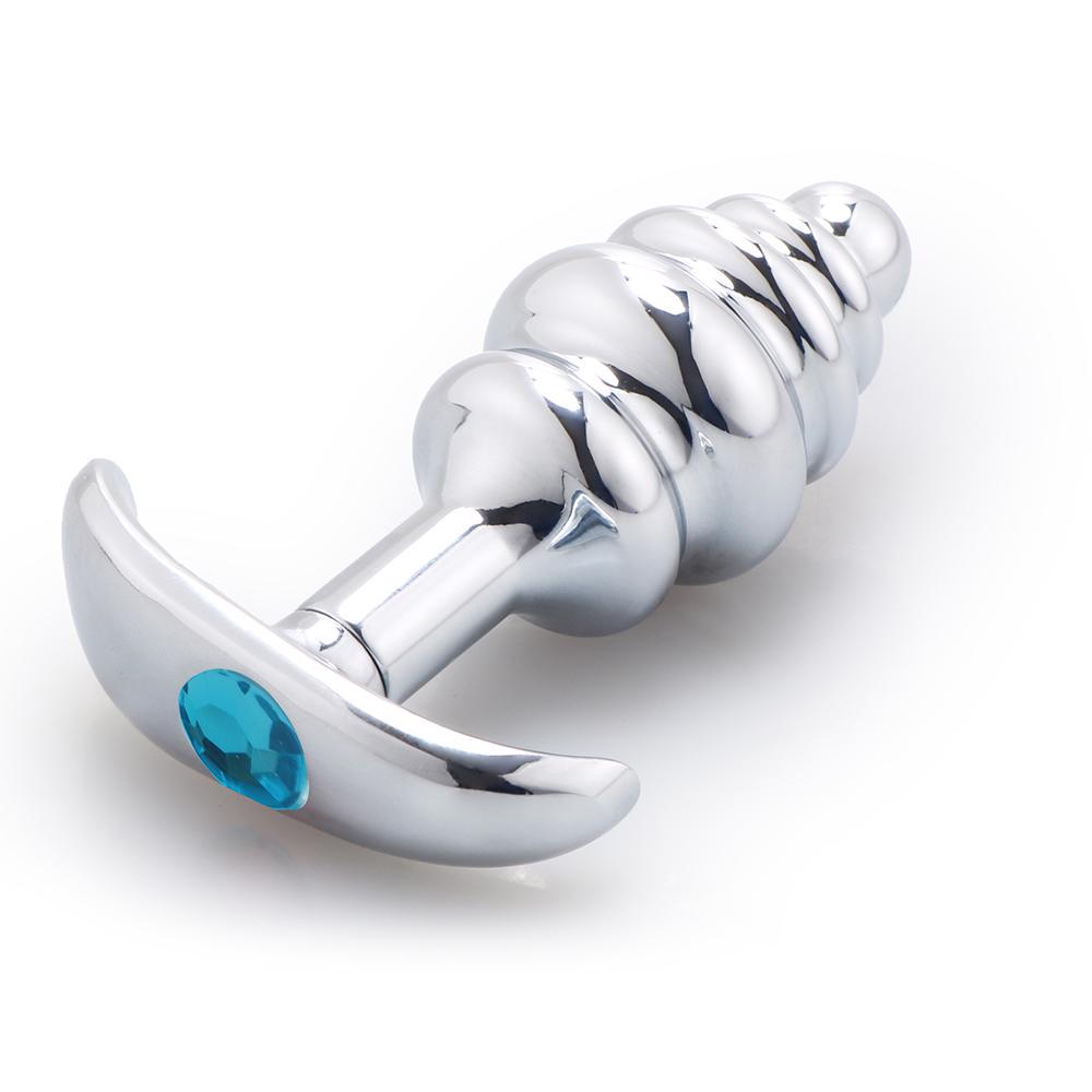 MoDi A-nal Fiş Kristal Elmas Butt Plug Seks anal Oyuncaklar Alüminyum Alaşım 