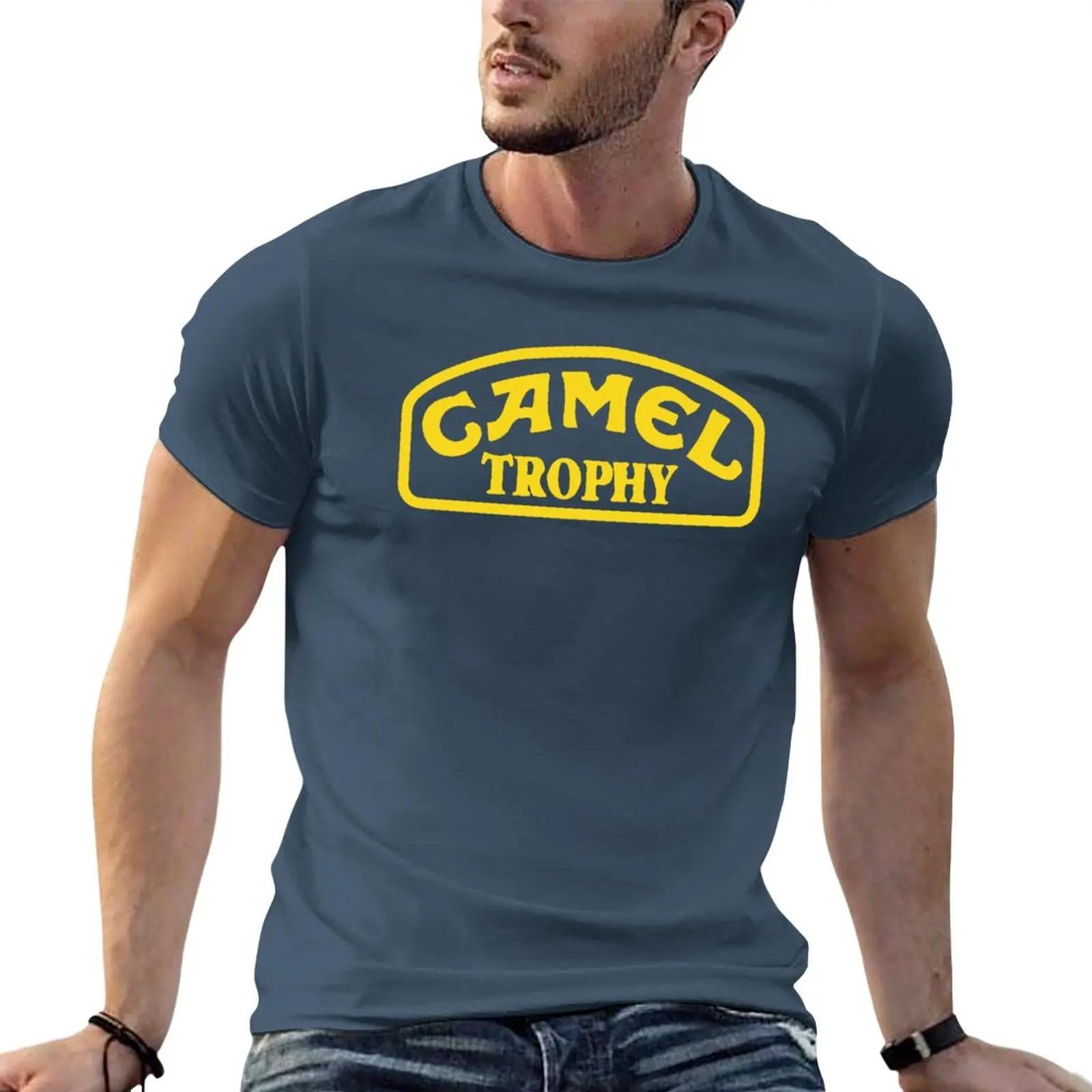 camel trophy Yellow T-Shirt tees graphics t shirt men t shirts S разноцветный