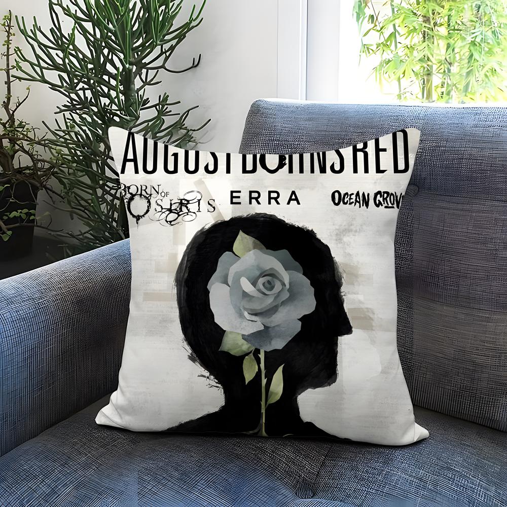 Trendy Aaugust Burns Reded Cushion Cover Comfortable Reversible Pillow Cover Ideal for Car Sofa Bedroom Beyond