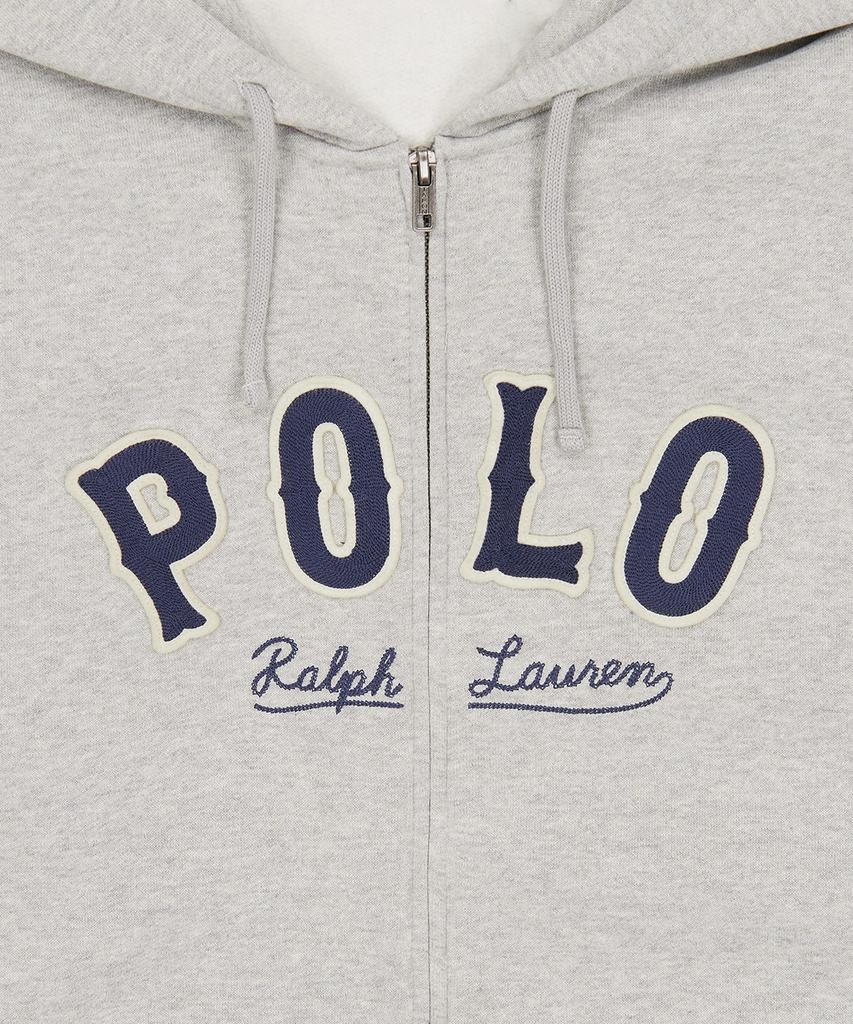 Polo Ralph Lauren Rl Fleece Western Logo Hoodie - Grey