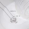 Simple Zircon Heart Star Water Drop Pendant Necklaces for Women Girls Fashion Accessories Stainless Steel Chain Jewelry Gifts
