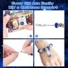 3D Stereo BlindBox Aircraft Box Christmas Bracelet DIY Crystal Beaded Alloy Jewelry SantaClaus BlindBox Children's Holiday Gift