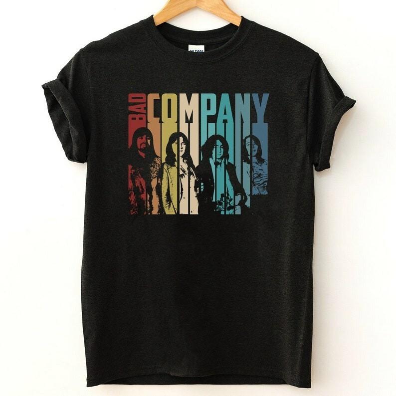 Bad Company Band Retro Unisex T-Shirt rock band t-shirt TE2719 Unisex T-Shirt L