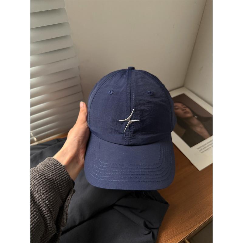 New quick-drying waterproof baseball cap women's summer outdoor shading wide brim showing face small versatile cap
