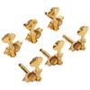 Guitar Tuning Key 3 Left 3 Right 1:18 Gear Ratio Stable Durable Easy Install Musical Instrument PartsGold