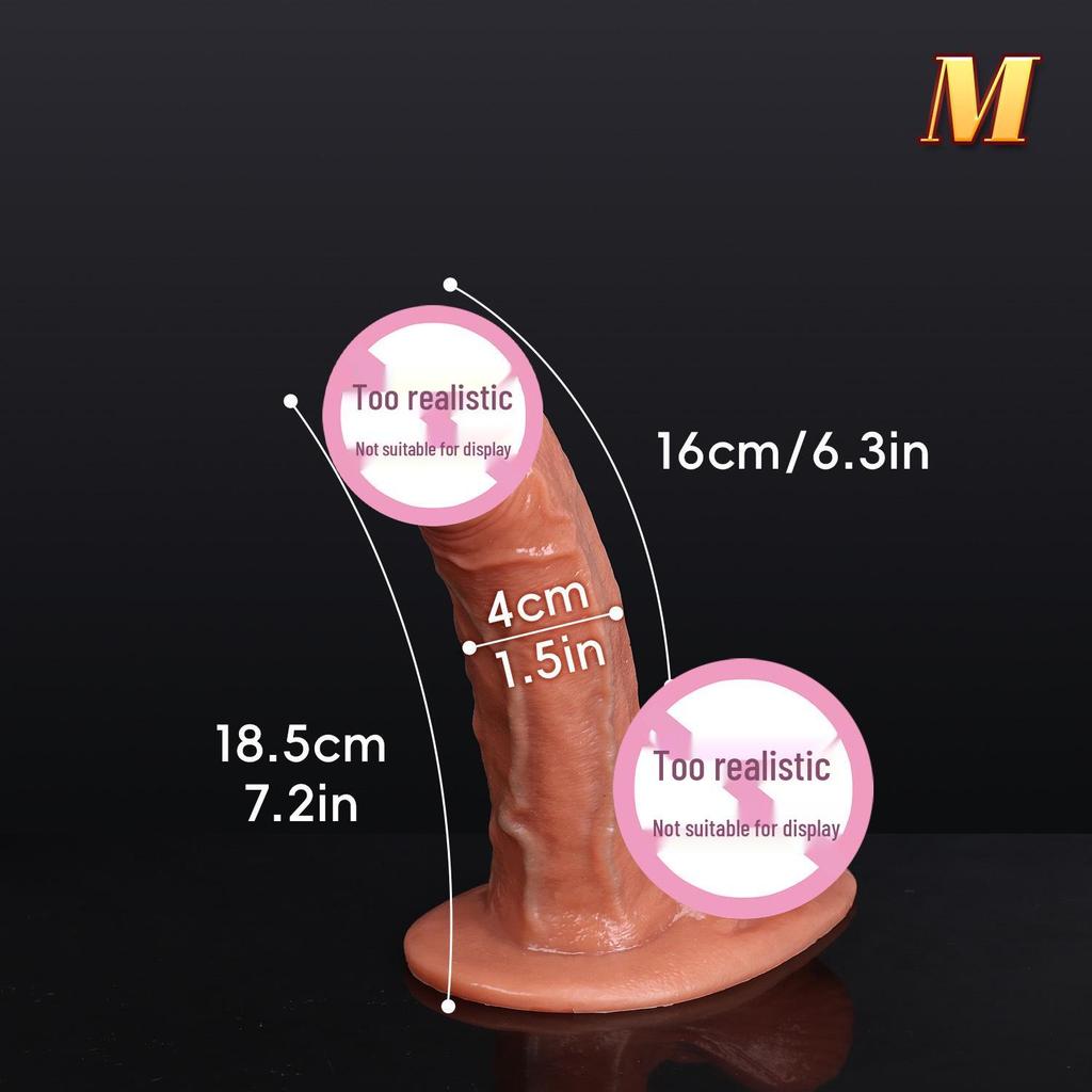 Weicher Silikon Realistischer Penis Masturbator für Erwachsene Frauen