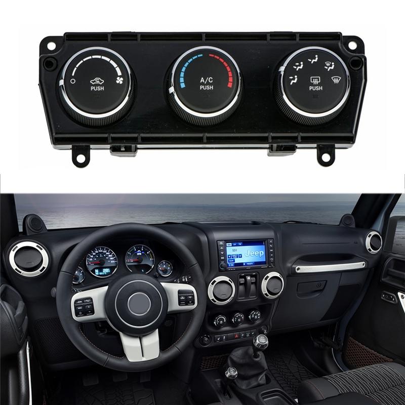 NEW-For Jeep Wrangler 2011- A/C Heater Climate Control With A/C & Rear Window Defroster