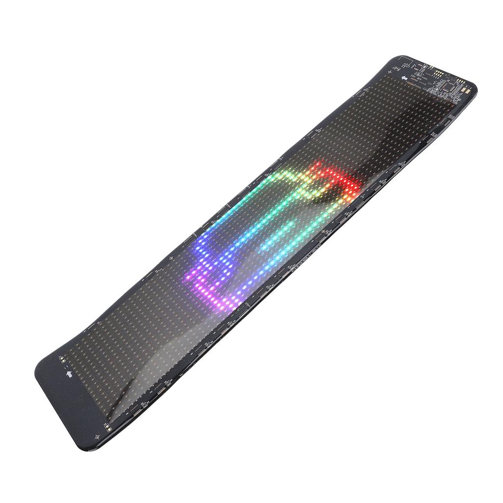 LED-bilskylt Bluetooth-styrning Anpassad text Mönster Animation USB 5V Flexibel Programmerbar LED-rullande skylt för husbil