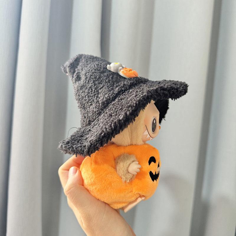 [Only Clothes] Labubu Halloween Bat & Pumpkin Keychain Set