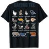 Animali del Mondo Animali Esotici Rari Maglietta Divertente Appassionati Custodi di Zoo e Amanti della Fauna Selvatica Top Y2k Regalo Originale