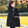 Winter Down Padded Jacket Plus Fertilizer Plus Size Loose Plus Velvet Padded Jacket Thickened Jacket