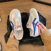 Flat-bottomed German training shoes women's shoes 2025 new summer thin one-pedal Forrest Gump shoes color matching sports little white board shoes