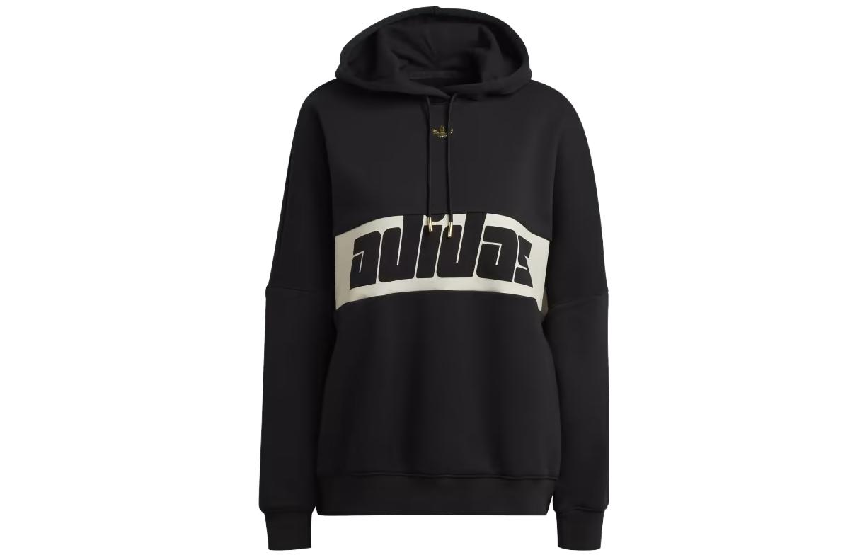 Adidas Sweatshirts Women s Black Hooded Moderate Regular IA3907 S