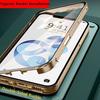 Double-Sided Buckle Case for iPhone 12 Pro Max 11 SE2 XR X 8 7 Metal Glass Cover