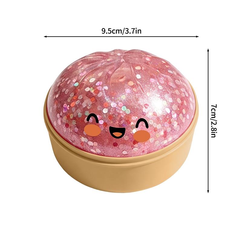 Squishy Glitter Dumpling Simulation Dumpling Stress Relief Fidget Gifts Squeeze Ball Soft Decompression Favor Gift Home Ornament