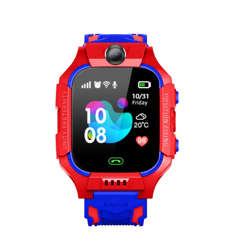 Sixth Generation Q19 Z6 Smartwatch 2G Child Anti-Lost SOS Call GSM LBS Location Kids Smart Watch Q19 красный