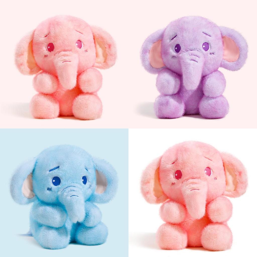 And Cute Aggrieved Expression Elephant Plush Children Toy For Gift Birthday