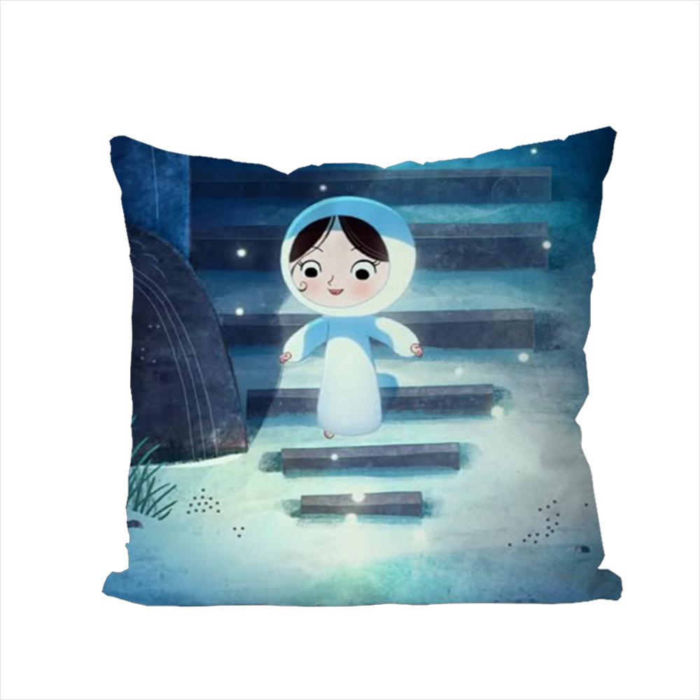 Song Of The Sea Pillow Case For Car Sofa Decorative Home Doublesided Print Plush Square Throw Pillow Cushion Cover