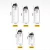800/2500ml Large Glass Water Bottle with Lock Lid and Direct Drink Spout Reusable Sports Water Bottle for Gym Home Outdoor