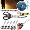 1-5PCS Stainless Steel Fish Grabbing Clamps Tool Accessories for Fisherman Equipment Dropshipping for Fisherman Angler